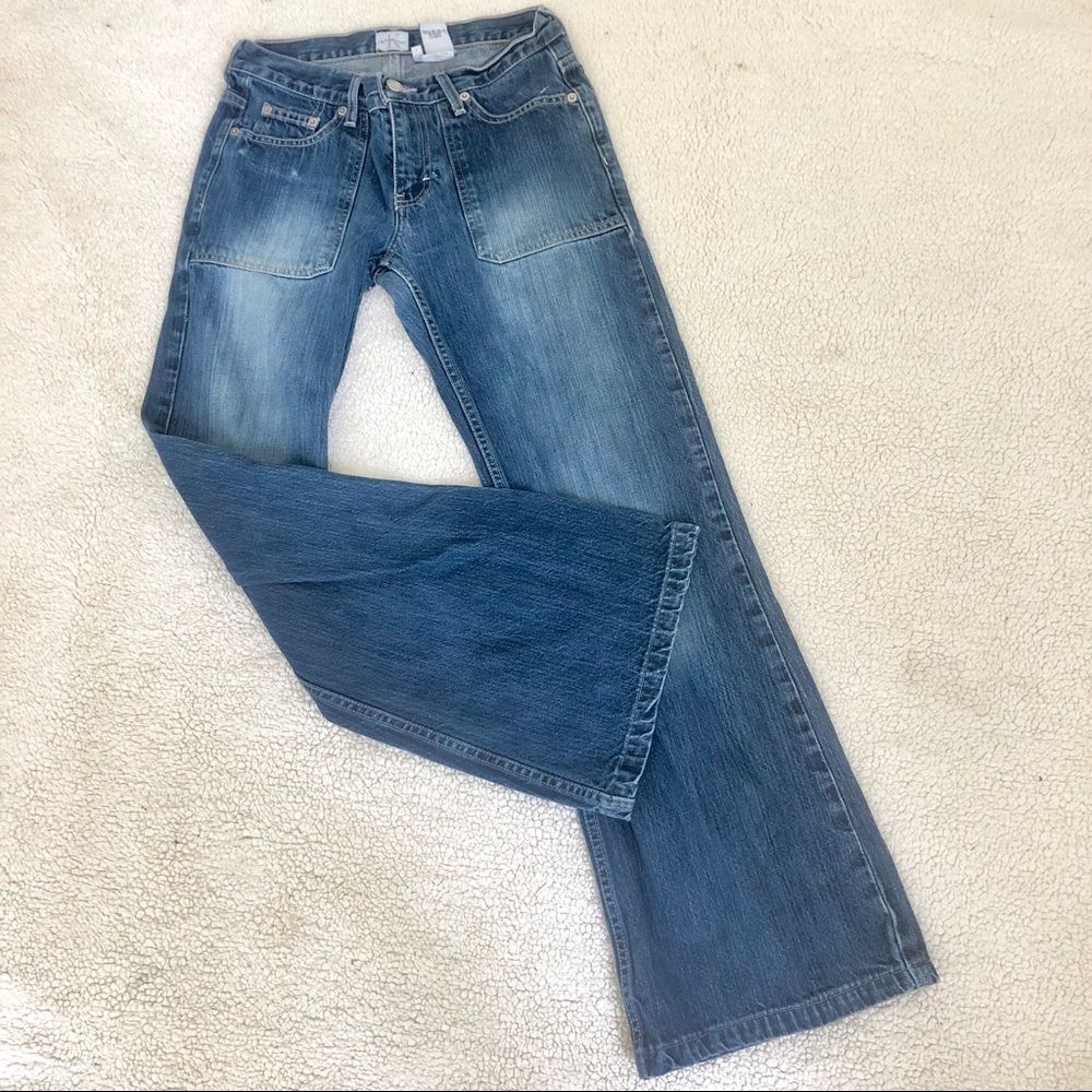 Calvin Klein Easy Flare double stone jeans 3
